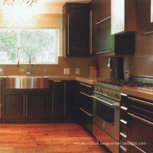 Beech Wooden Kitchen Cabinet Simple Design